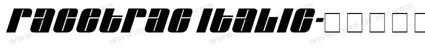 Racetrac Italic字体转换